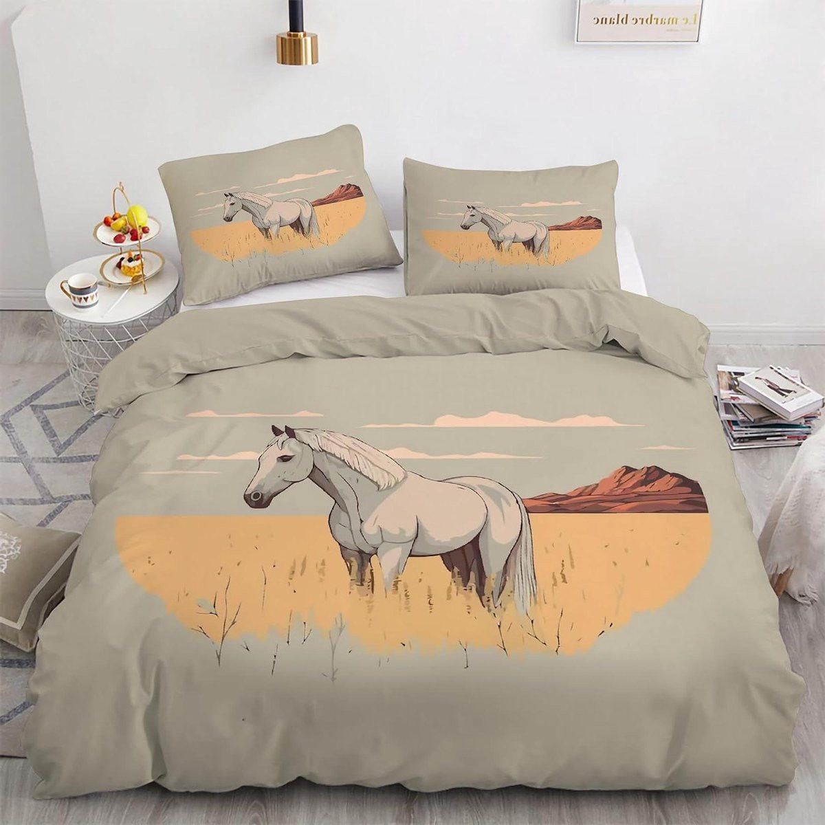 Dekbedovertrek Set Wolken - Zacht Microvezel Beddengoed - 240 x 260 cm