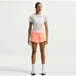 NIKE Damen Swift Breathe Dri-Fit Laufshorts, Größe L in Braun Braun