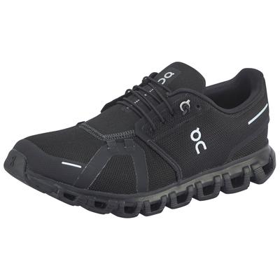 Sneaker ON RUNNING "ON RUNNING CLOUD 6", Herren, Gr. 44, schwarz (schwarz, schwarz), Synthetik, Textil, Schuhe Sneaker