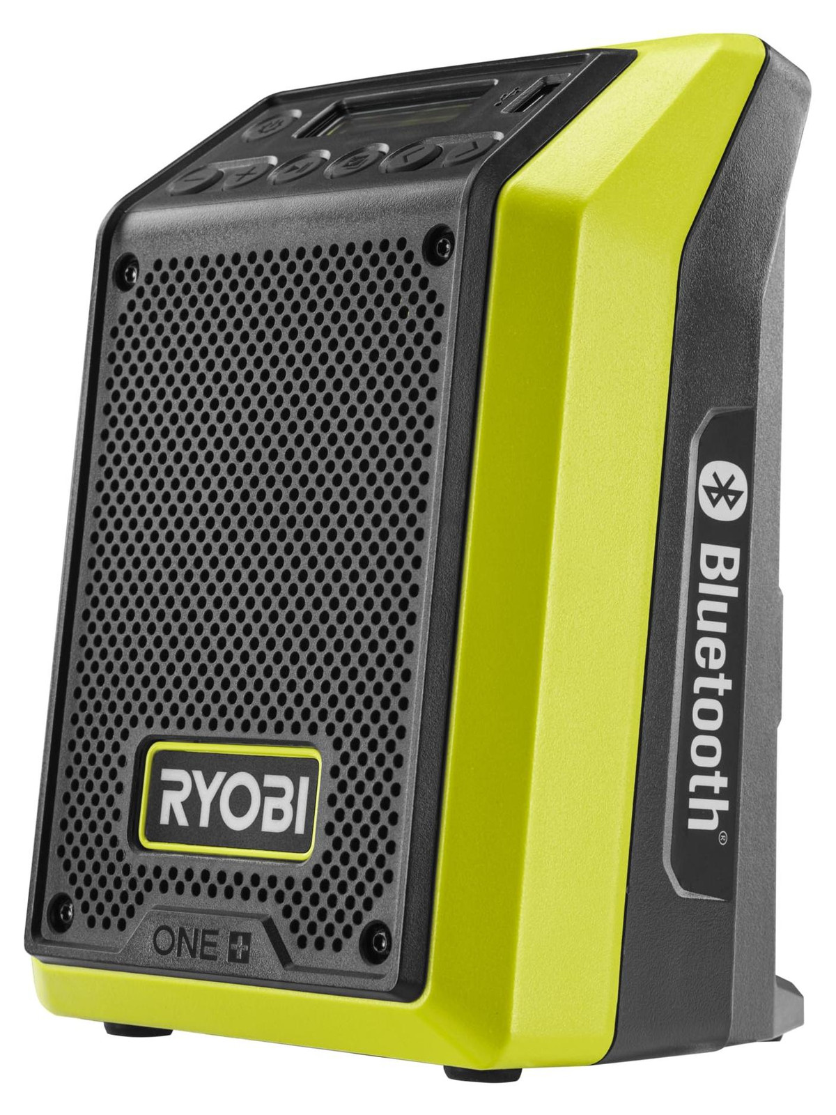 Ryobi ONE+ 18V Accu-Bluetooth speaker zwart/groen