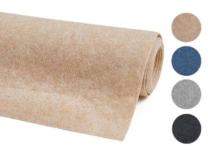andiamo Teppichboden Milo, Nadelfilz Auslegware, 200 x 100 cm, Beige