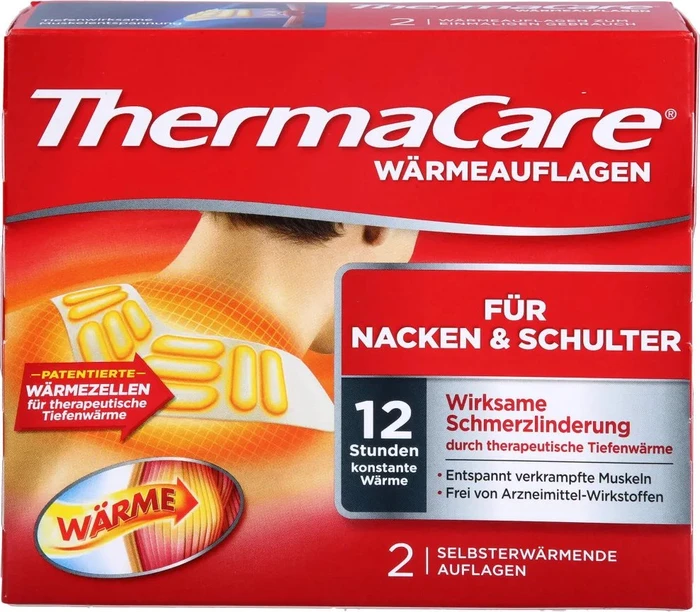 Thermacare Nacken/Schulter Auflagen z.Schmerzlind. 2 St Bandage(s)