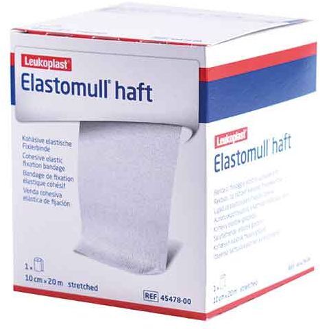 Elastomull Haft 10 cm x 20 metros: Ligadura elástica cohesiva de gaze (Unidade)