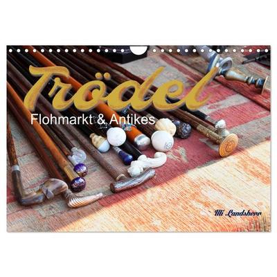 Trödel, Flohmarkt & Antikes (Wandkalender 2026 DIN A4 quer), CALVENDO Monatskalender