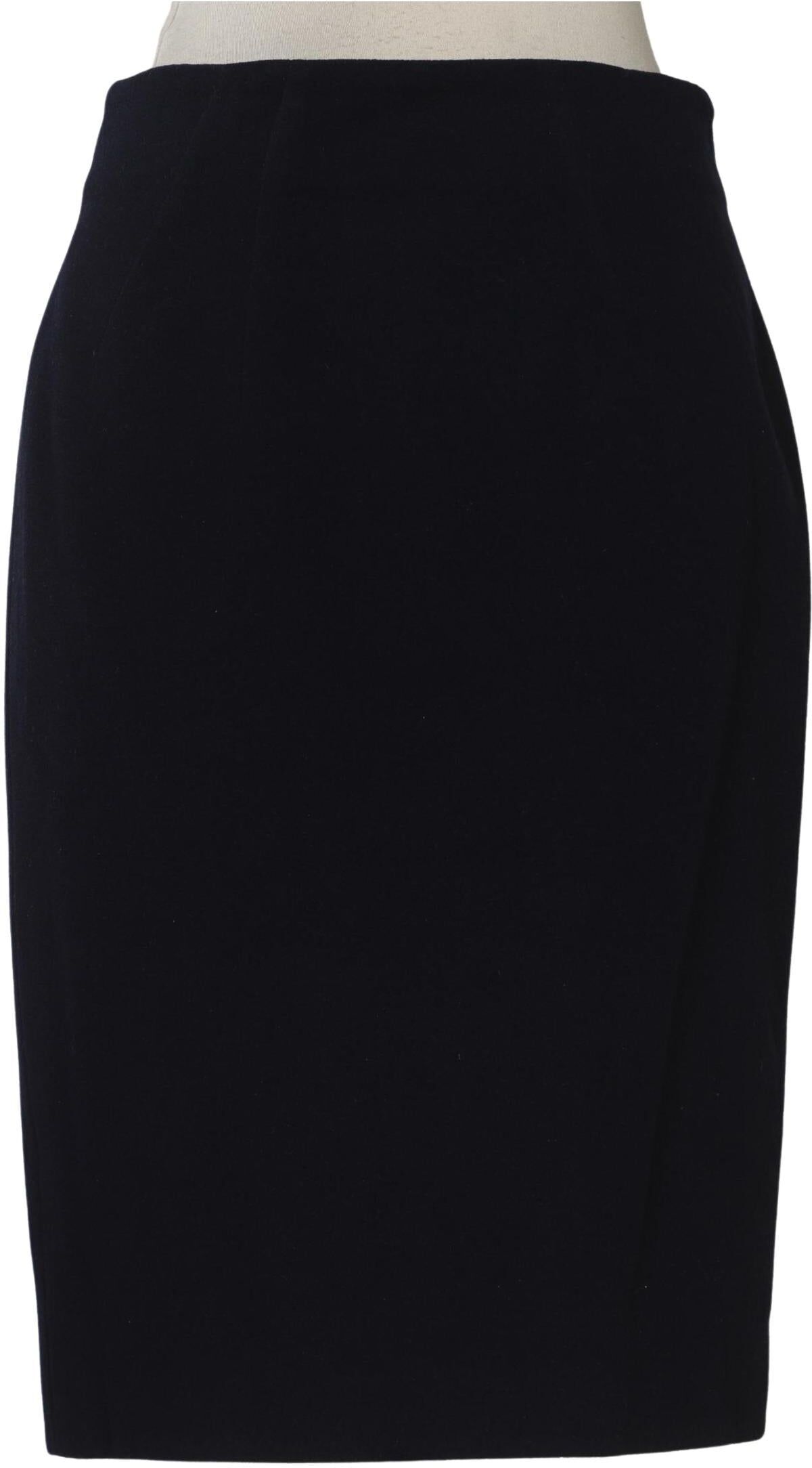 Jil Sander Damen Rock, Marineblau, Gr. EU 32 (IT 38), Wolle / Angorawolle / Viskose - Second Hand