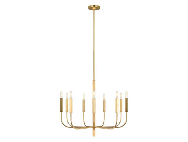 Elstead Lighting Kronleuchter FE-Brianna, Messingfarben, Metall, 83.7 cm, RoHS, Lampen & Leuchten, Innenbeleuchtung, Hängeleuchten, Kronleuchter