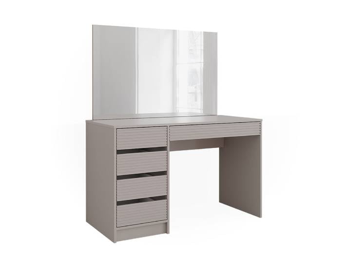 Coiffeuse avec miroir cachemire 120x145cm