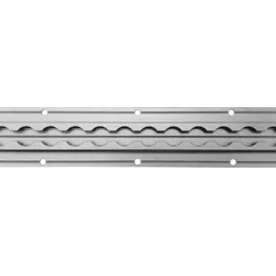 Berger Cargo 2000 Alu-Schiene Airlineschiene Silber flach
