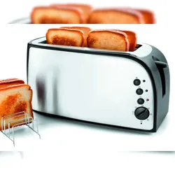 Lacor - 69260 - Langer Doppelschlitz-Toaster 1500 W