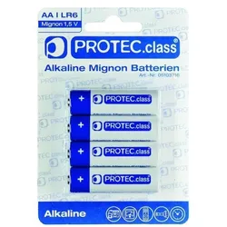 PROTEC Batterie PBAT AA Mignon 4Blister MHD