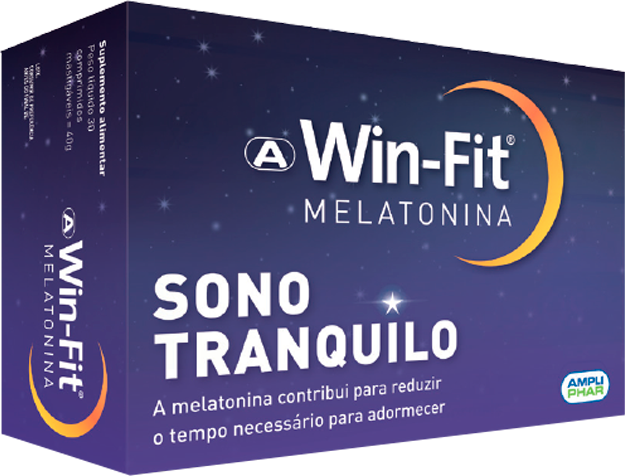 Win-Fit Melatonina 60 comprimidos mastigáveis