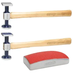KS Tools Karosserie-Ausbeul-Satz, 3-tlg - 140.2125
