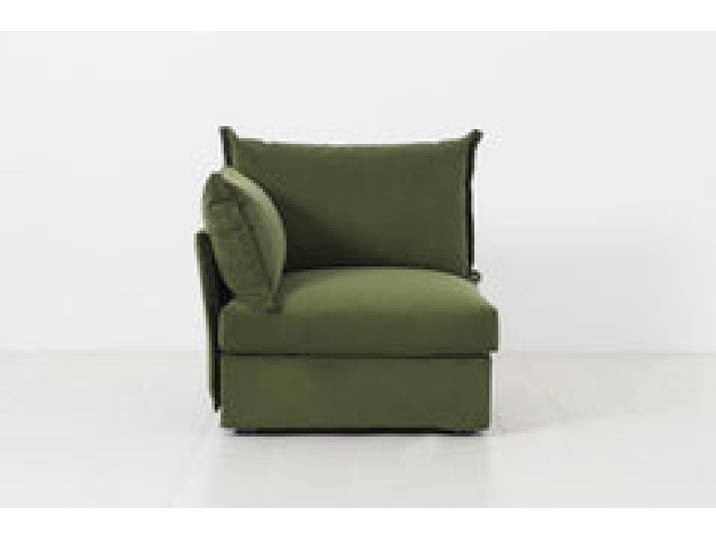 Linke Armlehne für modulares Sofa Model 06, Laubgrün