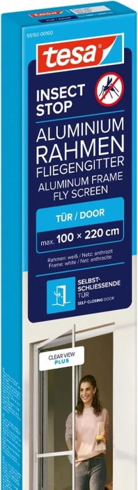 tesa Fliegengitter-Tür INSECT STOP weiß 1,0 x 2,2 m