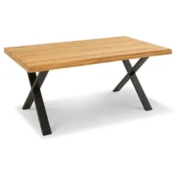 Elfo Esstisch Tim 160 x 100 cm Holz Braun Eiche