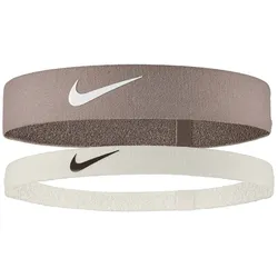 2er Pack NIKE Flex Headband Damen 253 - mink brown/sail/white