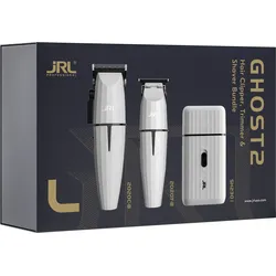 JRL Ghost Edition Combo Kit 2 ‚Äì Clipper, Trimmer & Shaver in Weiß