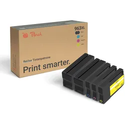 Peach Spar Pack Plus Tintenpatronen kompatibel zu HP No. 963XL