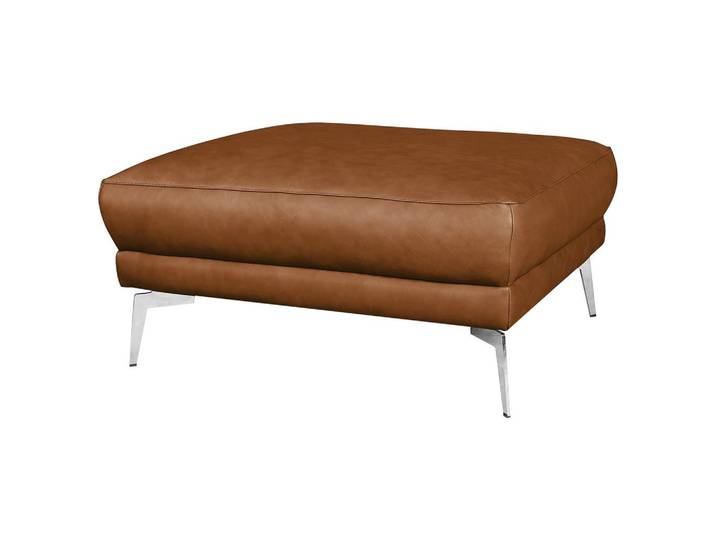 Hocker Spring Cognac Chrom, B: 96 cm