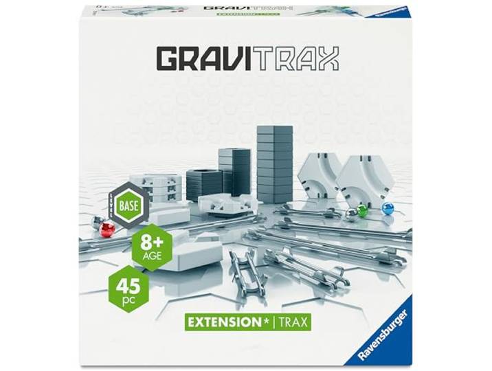 Ravensburger Verlag GmbH Ravensburger GraviTrax Extension Trax - accessoires voor het ballenbaansysteem. Kan worden gecombineerd met alle GraviTrax-productlijnen, startersets, uitbreidingen en elementen, constructiespeelgoed vanaf 8 jaar