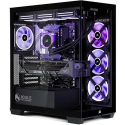 Joule Performance High End Gaming PC ICUE LINK (4000 GB, 64 GB, AMD Ryzen 7 9800X3D, GeForce RTX 5090), PC, Schwarz