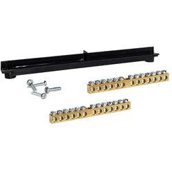 PE/N-Klemme mit Träger 12-Module 2 x (12P+2P) M-L 1006.12.16