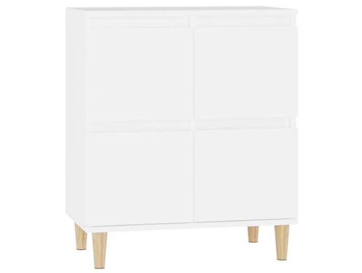 GHVBNMF Sideboard Weiß 60x35x70 cm Holzwerkstoff Schrank Kompakter Anrichte-Schrank für Wohnzimmer & Flur, bietet viel Stauraum sowie Ablagefläche für Deko und Pflanzen.