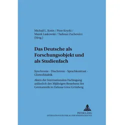 Das Deutsche als Forschungsobjekt und als Studienfach, Fachbücher