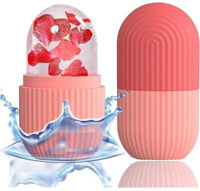 Uplift Treasures Silicone Ice Face Roller For Skincare blue