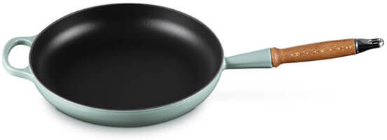 Le Creuset Signature Sea Salt Cast Iron 28cm Frying Pan