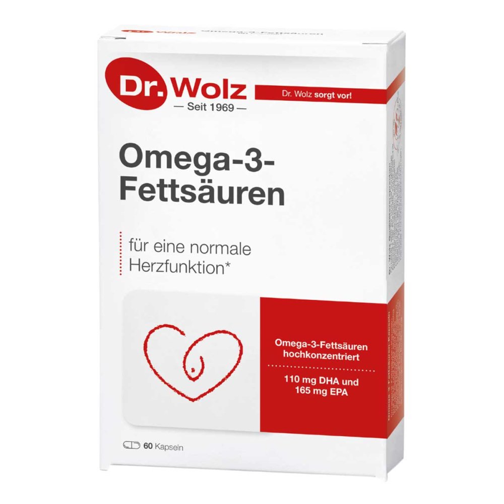 Dr. Wolz Zell GmbH Omega 3 Fettsäuren 500 mg/60% Kapseln 03056780