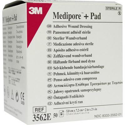 Solventum Germany GmbH MEDIPORE+Pad steriler Wundverband 3562E 50 St 01681143