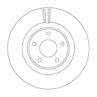 TRW Bremsscheibe df6496s 320mm 28mm für INFINITI