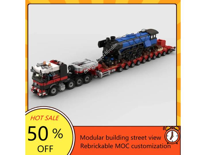 Modèle de semi-tracteur MOC 8x4 de haute technologie, puzzle personnalisé, ensembles technologiques, bricolage, assemblage créatif, jouets éducatifs, cadeaux d'anniversaire, 2394 pièces