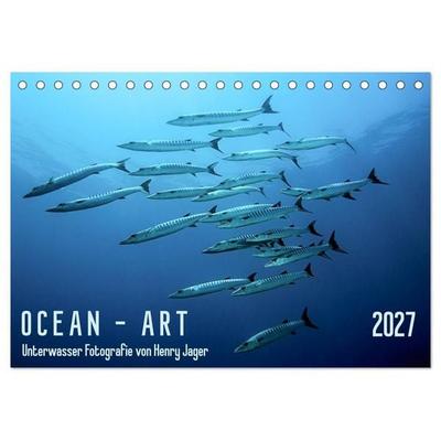 Ocean-Art / CH-Version (Tischkalender 2027 DIN A5 quer), CALVENDO Monatskalender