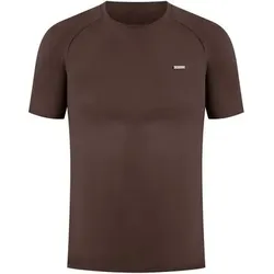 SMILODOX T-Shirt Thilo, Größe L in Braun Braun
