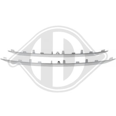 DIEDERICHS Zier-/Schutzleistensatz, Kühlergitter 4227642 für Peugeot