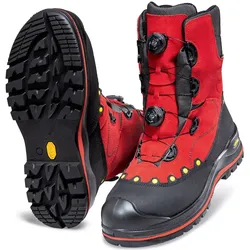 Forst- und Schnittschutzstiefel Kl. 2 "BOA®" - 40 - Rot