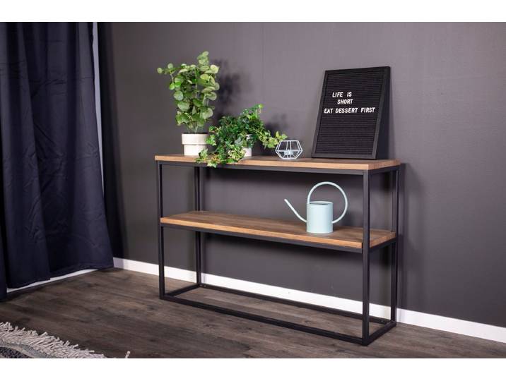 Beistelltisch Florin – schlicht & modern in zwei Farben - Dunkelbraun - Luxusbetten24