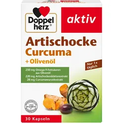 Doppelherz aktiv Artischocke + Olivenöl + Curcuma 30 St