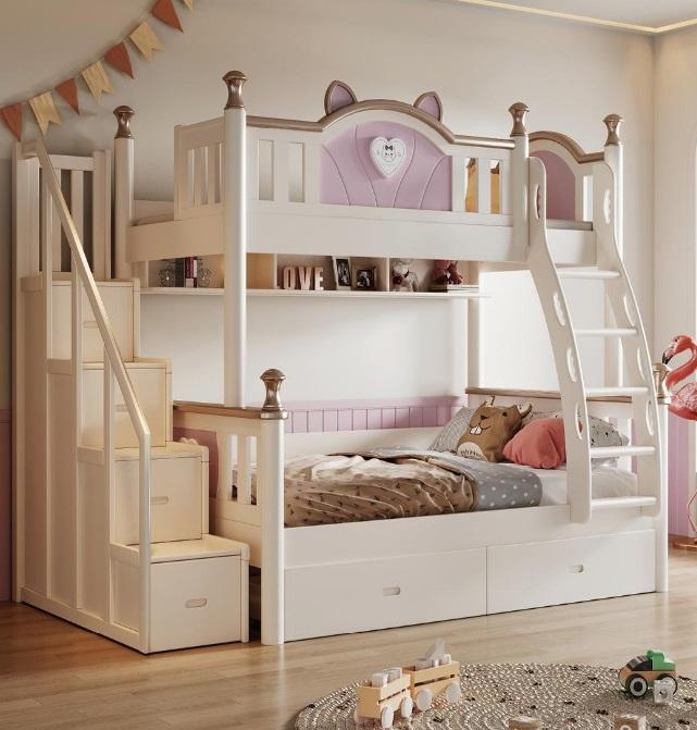 Holzbett Stockbett Hochbett Doppelstockbett Kinderbett Etagenbett