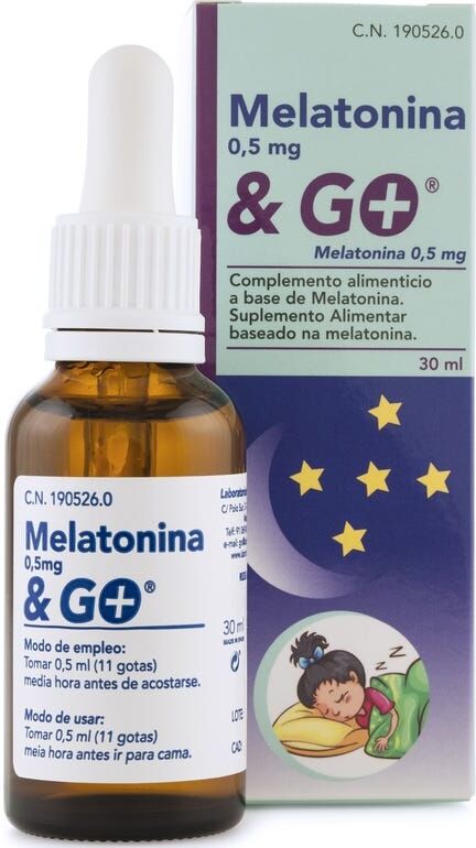 & GO Melatonina gotas 30 ml