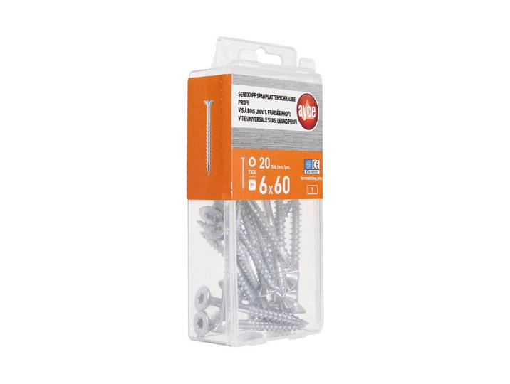 Ayce Senkkopf-Spanplattenschraube Torx 6 mm × 60 mm