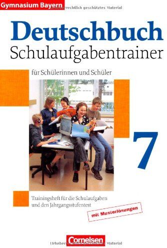 Winfried Kober - Deutschbuch Gymnasium - Bayern: 7. Jahrgangsstufe - Schulaufgabentrainer mit Lösungen - Preis vom 19.10.2026 19:33:35 h