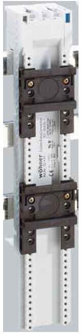 Wöhner Adaptateur de barre omnibus 25A 2 rails porteurs 32436 ; schalk (32436)