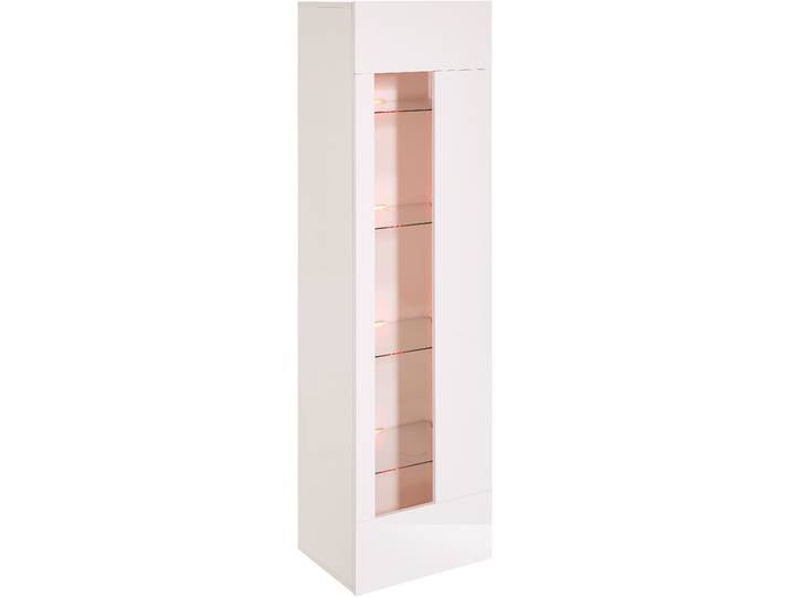 Vitrine HOME AFFAIRE Egypt , weiss (weiß), B:45cm H:162cm T:34cm, Schränke, Vitrine