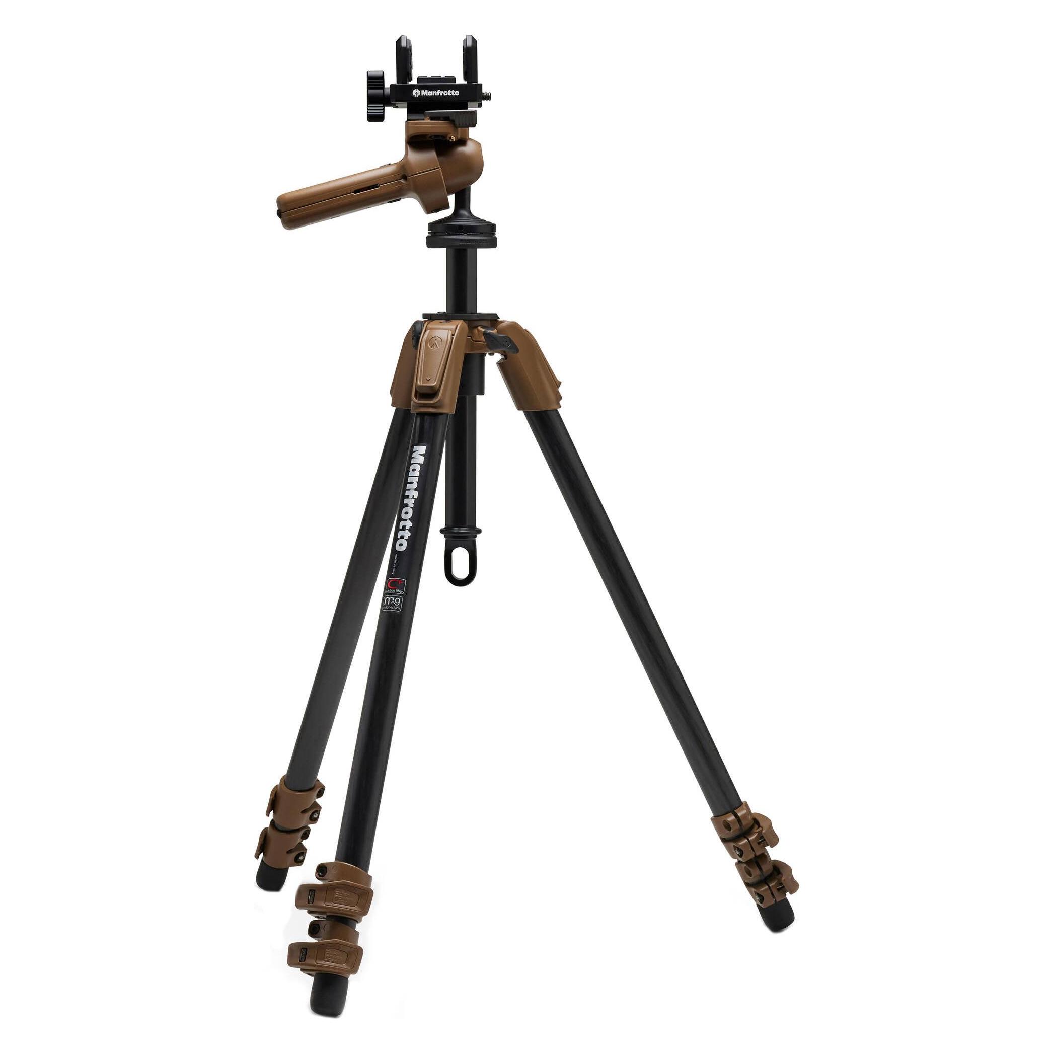 Manfrotto Stativ-Set MK-R05-SD ALPHA S.H.O.T. Grip Pro Kit Carbon (Carbon) (MK-R05-SD)