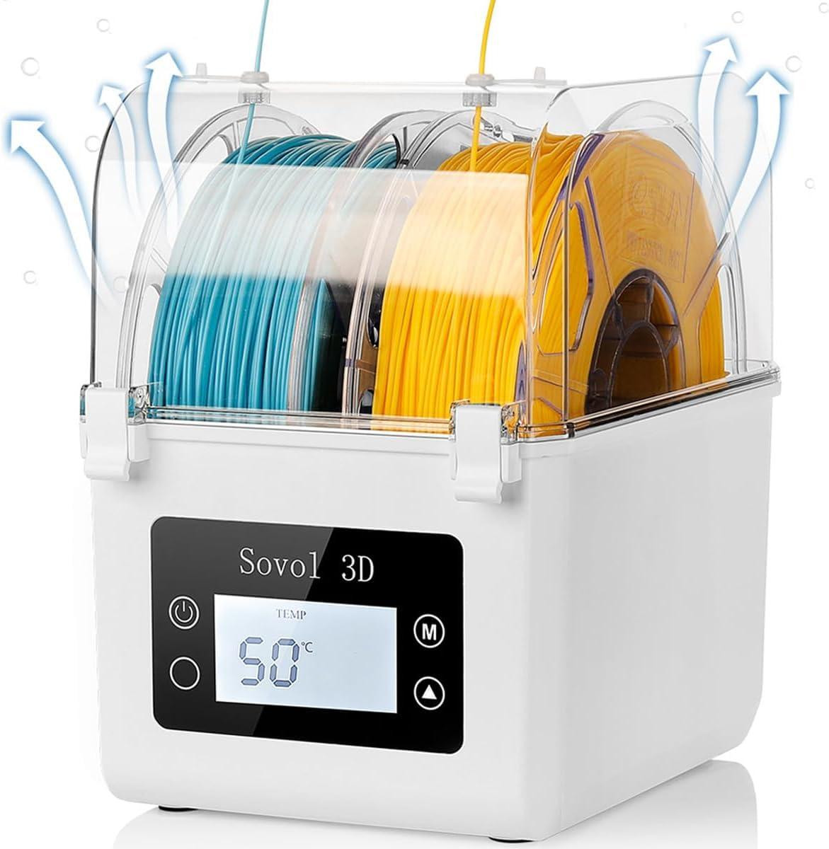 Selius Filament-droger, geüpgradede droogbox voor PLA, ABS, TPU en andere 3D-printmaterialen