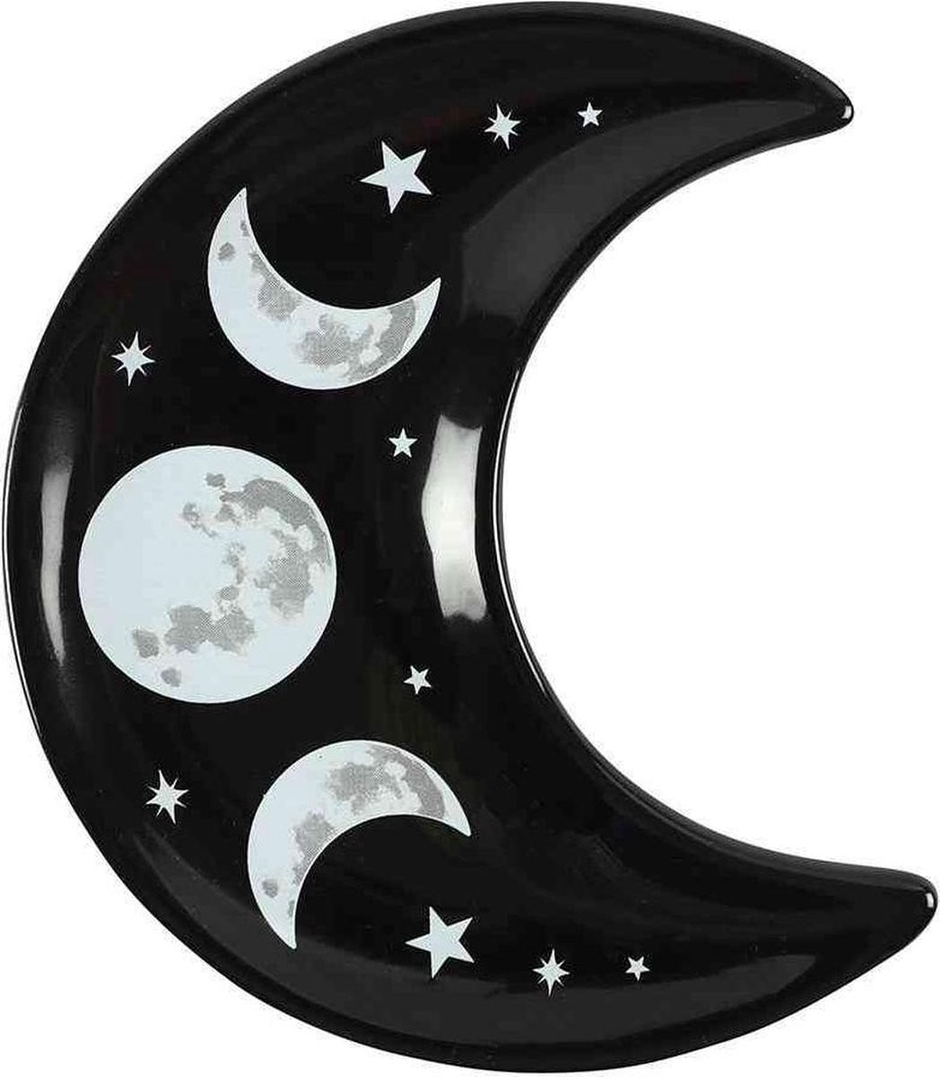 Something Different Crescent Moon decoratieschaaltje - Zwart