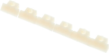 Allparts Tunematic Nylon Saddles WH Weiß